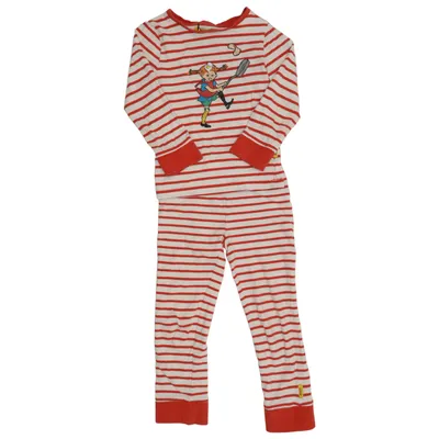 Pyjama (Rood, Wit) van Pippi Långstrump