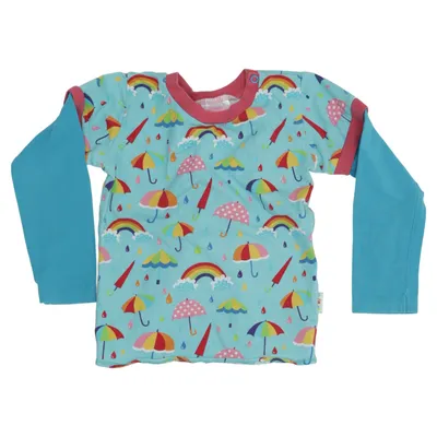 T-shirt à manches longues (Bleu, Multicolore) de Babauba