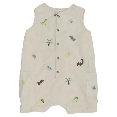 Sparkdräkt (Beige, Flerfärgad) från H&M Bomull, Linne