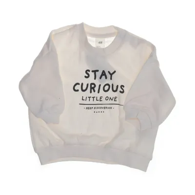 Sweatshirt (Multicolored, White) from H&M Cotton