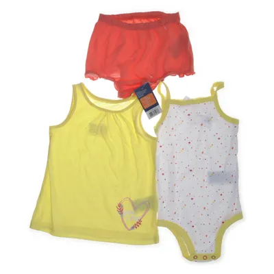 Set (Gul, Röd) från Topomini Ekologisk bomull