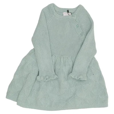 Klänning (Grön) från Shabby Chic Akryl, Bomull, Metallfiber, Polyester