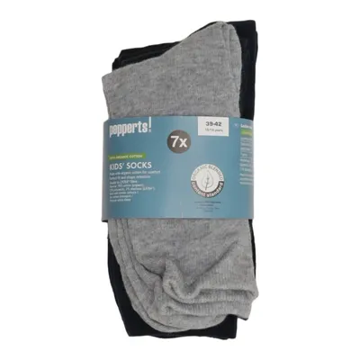 Socks (Black, Gray) from Pepperts Elastane, Organic cotton, Polyamide