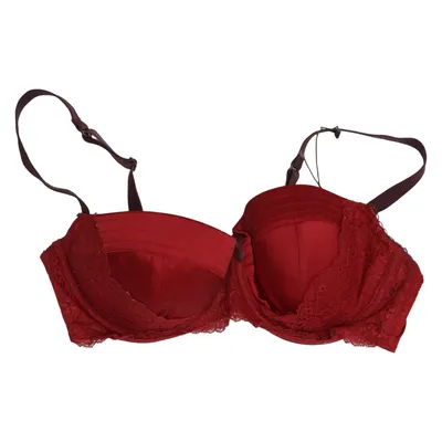 Soutien-gorge (Rouge) de Mariemeili Élasthane, Polyamide, Polyester