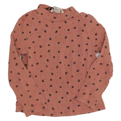 T-shirt à manches longues (Rose) de H&M Basic Coton, Élasthane