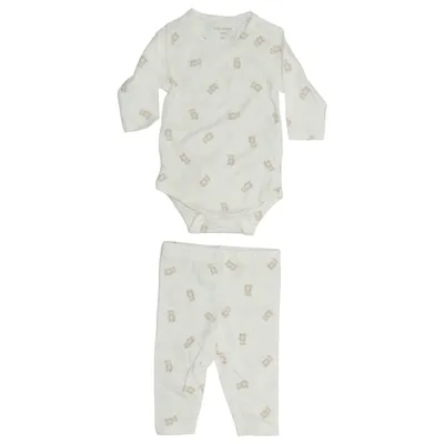 Set (Weiß, Braun) von MyWear Elasthan, Bio-Baumwolle
