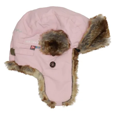 Trapperhatt (Rosa, Brun) från Isbjörn of Sweden Akryl, Nylon, Polyester