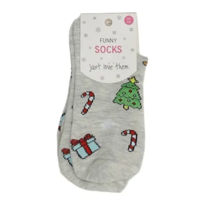 Chaussettes (Gris, Multicolore) de Funny Socks Coton, Élasthane, Polyester