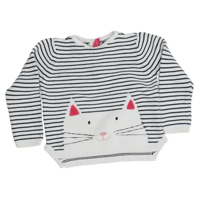 Pull-over (Blanc, Bleu) de Joules Knitwear