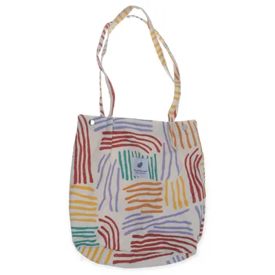 Tygpåse (Vit, Flerfärgad)