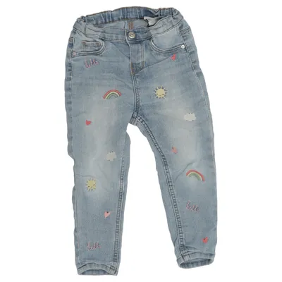 Jeans (Blå, Flerfärgad) från H&M Baby Bomull, Elastan, Polyester