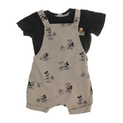 Tuinbroek (Beige, Grijs) van H&M Baby Katoen