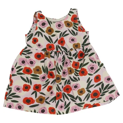 Robe (Rose, Rouge, Multicolore) de Uniqlo Baby Coton