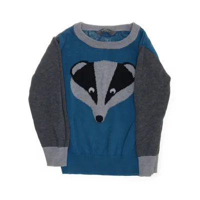 Sweater (Blue, Gray, Black) from Kids by Lindex Cotton