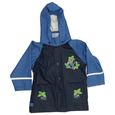 Rain jacket (Blue) from Sterntaler Cotton, Polyester, Polyurethane