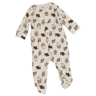 Rompertjes (Beige, Bruin, Zwart) van Nijntje Miffy Katoen