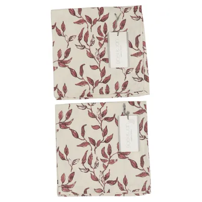 Napkin (Beige, Red) from Boel & Jan
