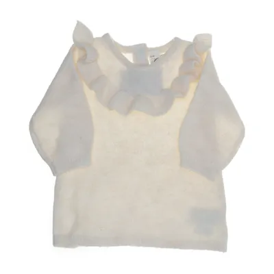 Kjole (Hvid) fra H&M Akryl, Elastan, Polyamid, Polyester, Uld