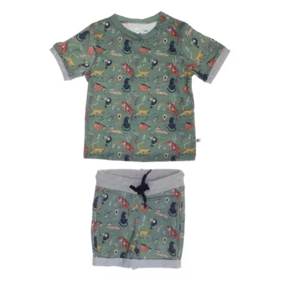 Set (Green, Multicolored) from Ducky Beau Organic cotton, Elastane