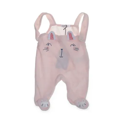 Hängselbyxor (Rosa) från Baby Bomull, Polyester