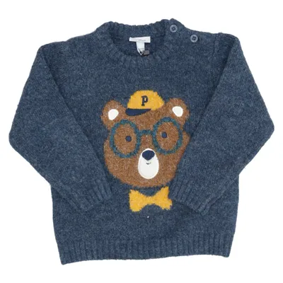 Sweater (Blue, Multicolored) from Fagottino Acrylic, Elastane, Polyester