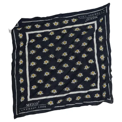 Mouchoir (Bleu, Blanc, Jaune) de Meico Coton