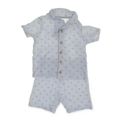 Pyjamas (Vit, Flerfärgad) från Fred & Flo Bomull