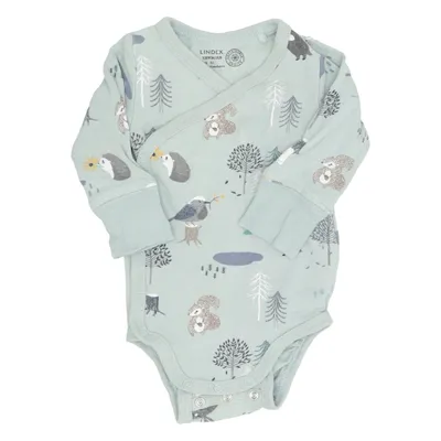 Body (Grün, Mehrfarbig) von Lindex Newborn Baumwolle, Elasthan