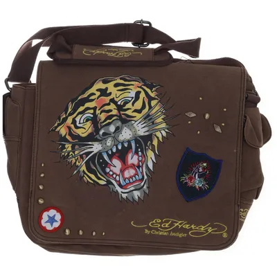 Shoulder-bag (Brown, Multicolored) from Ed Hardy by Christian Audigier