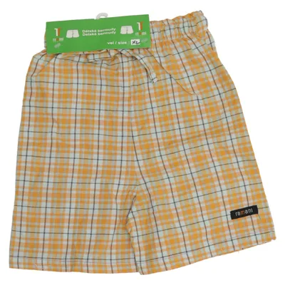 Pyjamasshorts (Gul, Vit, Grå) från Rammani Bomull