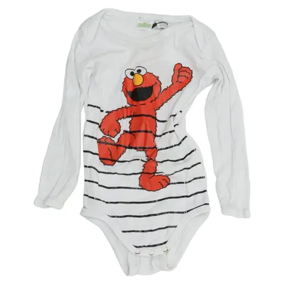 Body (Hvid, Rød, Sort) fra Sesame Street Økologisk bomuld