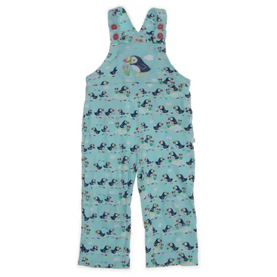 Overalls (Turkis, Flerfarvet) fra Frugi Økologisk bomuld