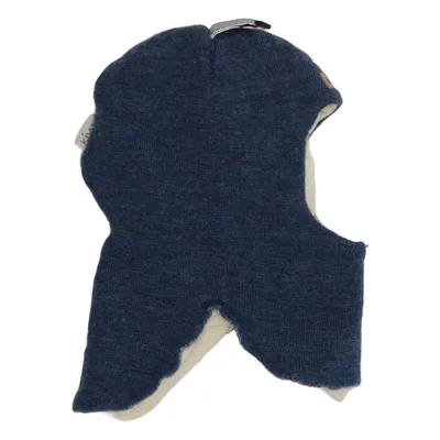 Cagoule (Bleu) de Kivat Élasthane, Coton biologique, Laine