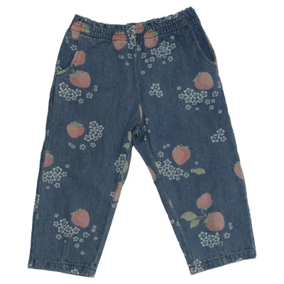 Jeans (Blå, Flerfarvet) fra Konges Sløjd Økologisk bomuld