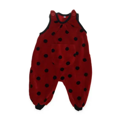 Hängselbyxor (Röd) från Kalikå Bomull