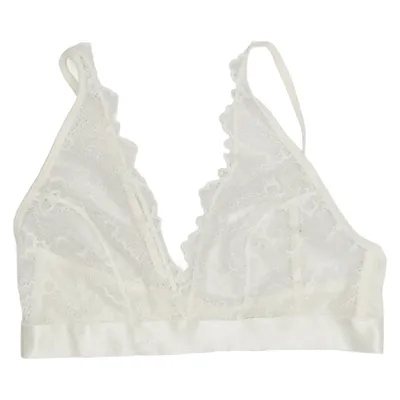 Brassière (Blanc) de Understatement Élasthane, Polyamide
