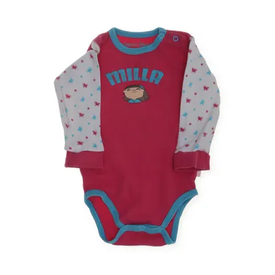 Body (Rosa, Blå, Vit) från Alfons Åberg Bomull