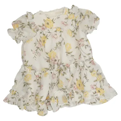 Kjole (Hvid, Gul, Pink) fra Newbie by KappAhl Polyester