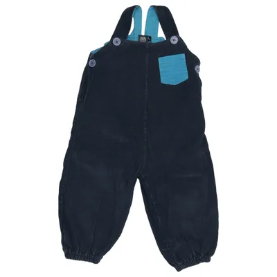 Hängselbyxor (Blå) från Ej Sikke Lej Ekologisk bomull