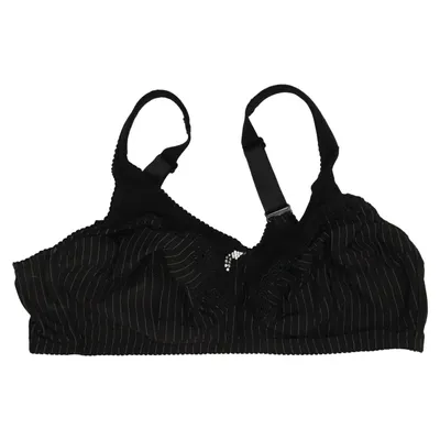 Bralette (Svart) från Ulla Popken Bomull, Elastan, Polyamid, Polyester