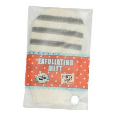 Exfoliating glove (White, Gray) from Dirty Works