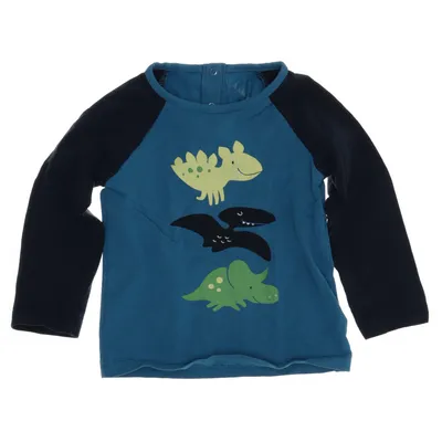 Långärmad t-shirt (Blå, Flerfärgad) från Jako-O Bomull, Elastan