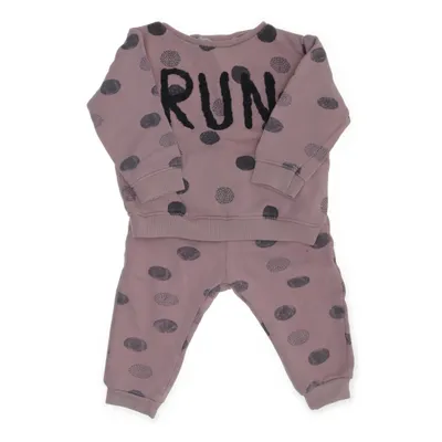 Mjukisset (Rosa, Grå) från Zara BabyGirl Bomull, Polyester