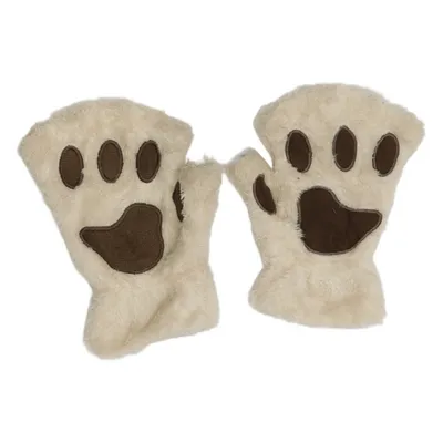 Fingerløse handsker (Beige, Brun)