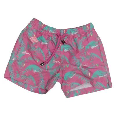 Zwemshort (Roze, Meerkleurig) van Nikben Polyester