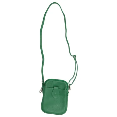 Sac pour téléphone (Vert, Multicolore) de Borse in Pelle