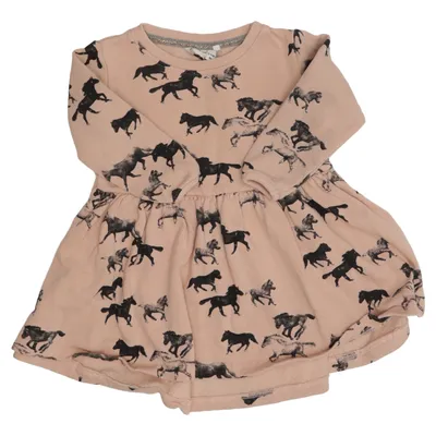Dress (Beige, Black) from Name It Organic cotton