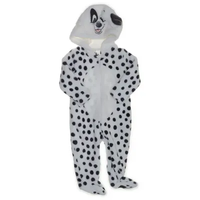 Mjukisdräkt (Vit, Svart) från Disney Baby Bomull, Polyester