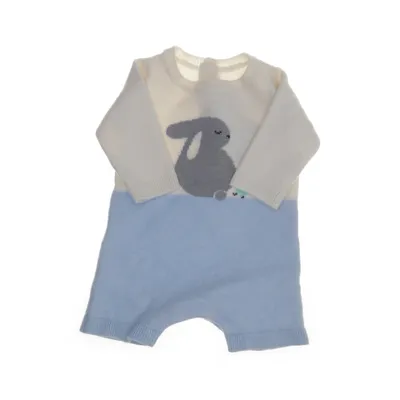 Sparkdräkt (Blå, Vit, Grå) från Jacadi Kashmir, Bomull, Polyamid, Ull