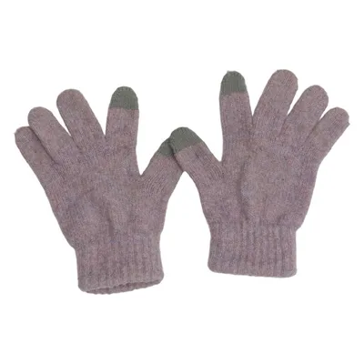 Handschoenen (Lila) van Natura Acryl, Elastaan, Metallvezel, Polyester